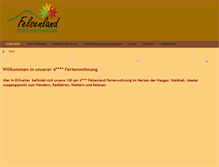 Tablet Screenshot of felsenland-ferienwohnung.de
